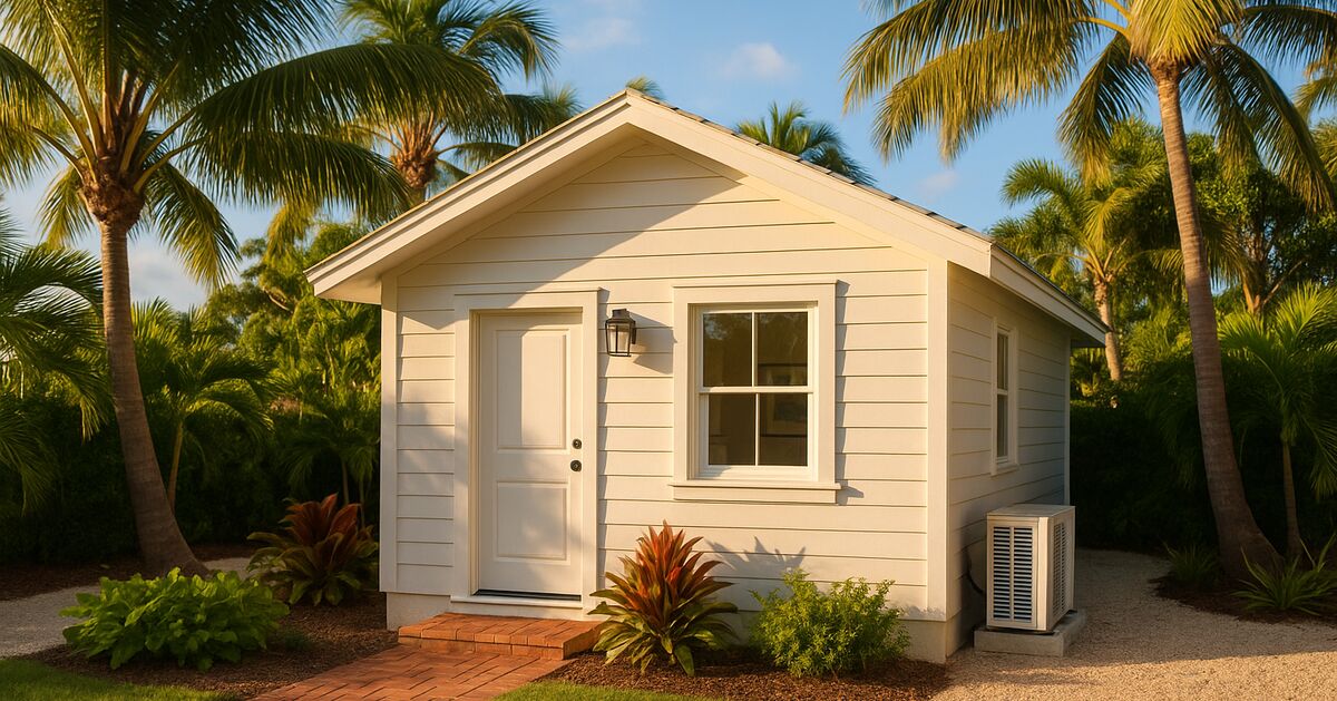 Cooling a casita or in-law suite on Anna Maria Island when new electrical is the hard part