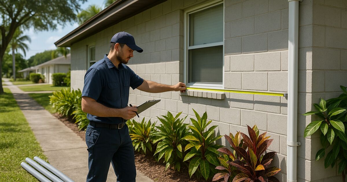 Line set placement when your exterior wall faces the street or HOA